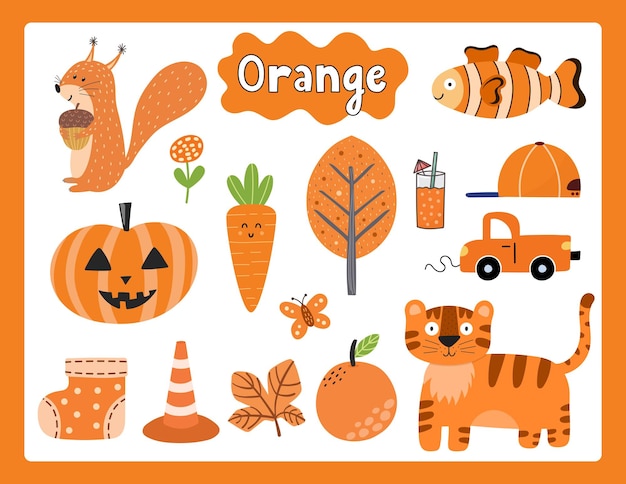 Meet Orange!, Kids learn colours!