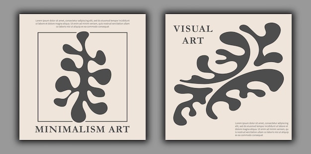 a set of paintings of abstract fine art