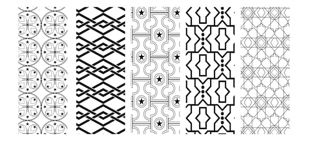 A set of patterns for a design element