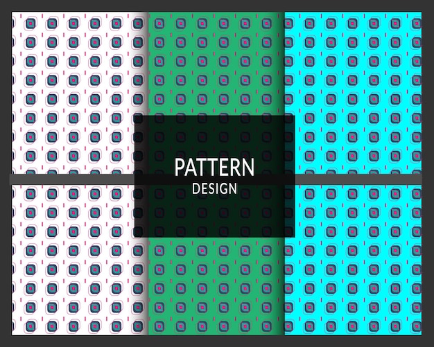 A set of patterns for fabric design