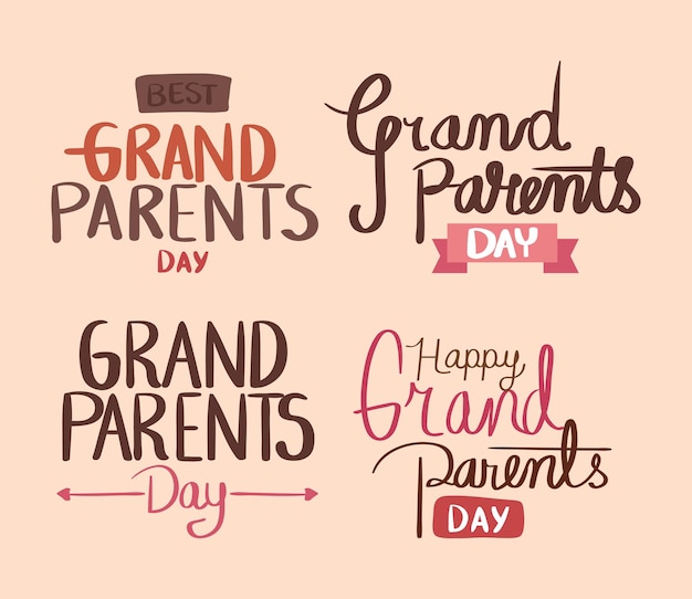 Set of phrases for grandparents