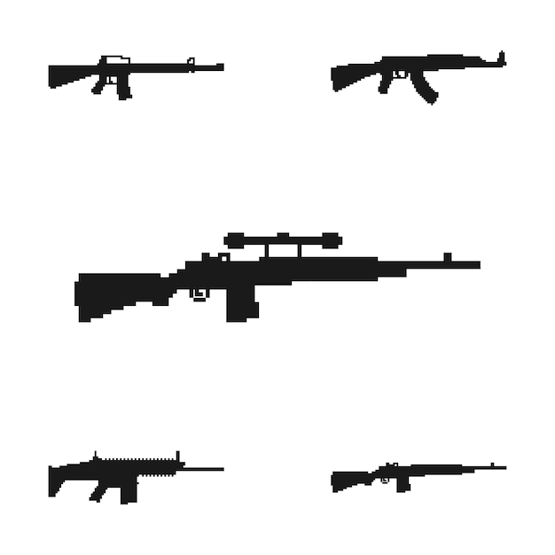 File:AK-47 Rifle silhouette.svg - Wikimedia Commons