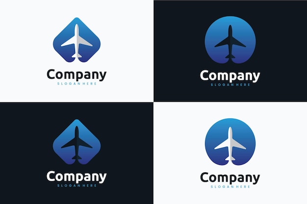 Set of plane template , logo design inspiration