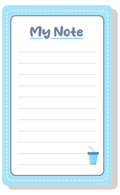 Set of planners and to do list with home interior decor illustrations Template for agenda