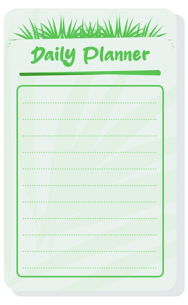 Set of planners and to do list with home interior decor illustrations Template for agenda