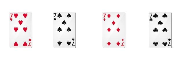 set of playing cards set