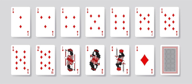 Set poker ruitkaarten