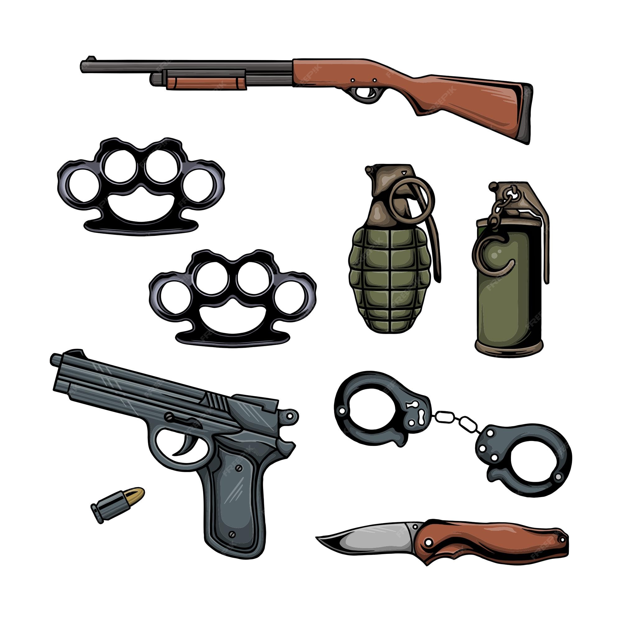 Premium Vector | Set of police elements vector illustration