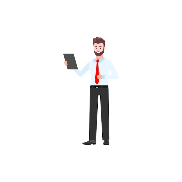 set of poses for office people's activities design