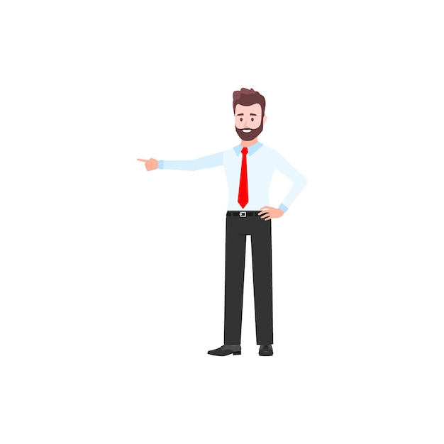 Vector set of poses for office people's activities stylish