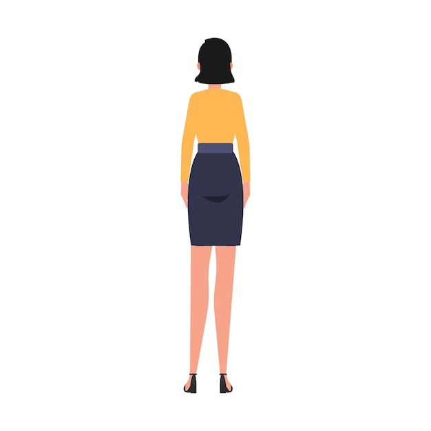 紫色の服を着た人々のポーズのセット クラシック