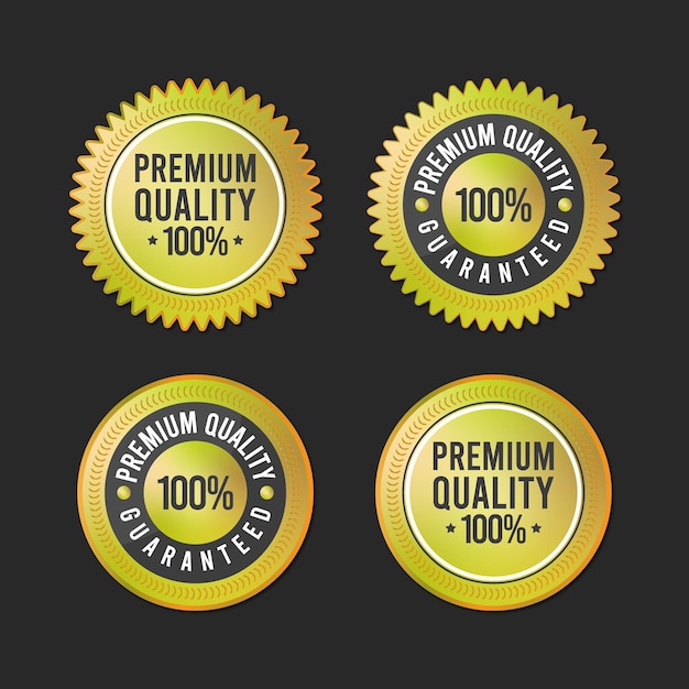 set of premium quality guaranteed labels