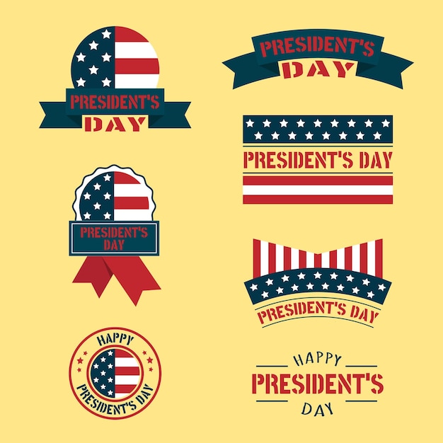 Set of Presidents Day logo