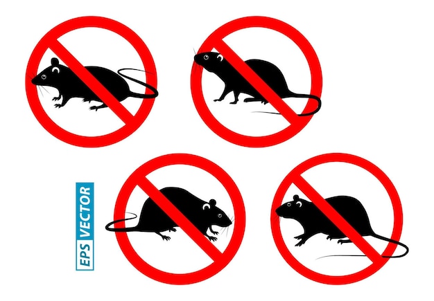 набор запрещенных мышей в концепции борьбы с вредителями