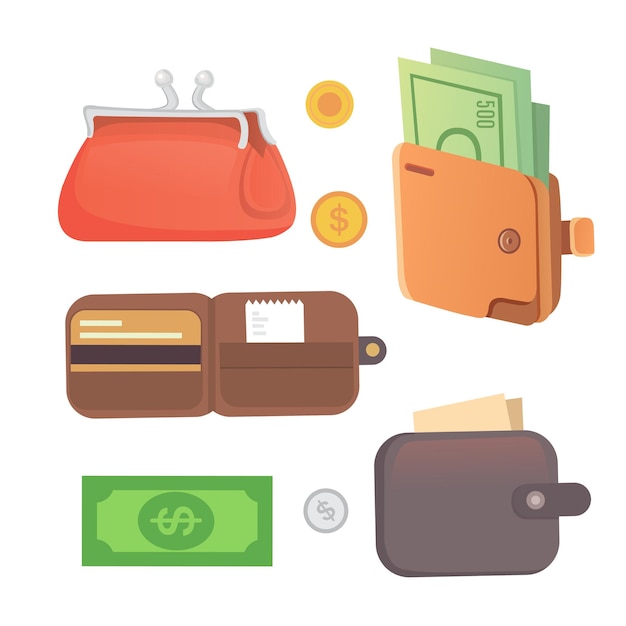 Set purse illustration