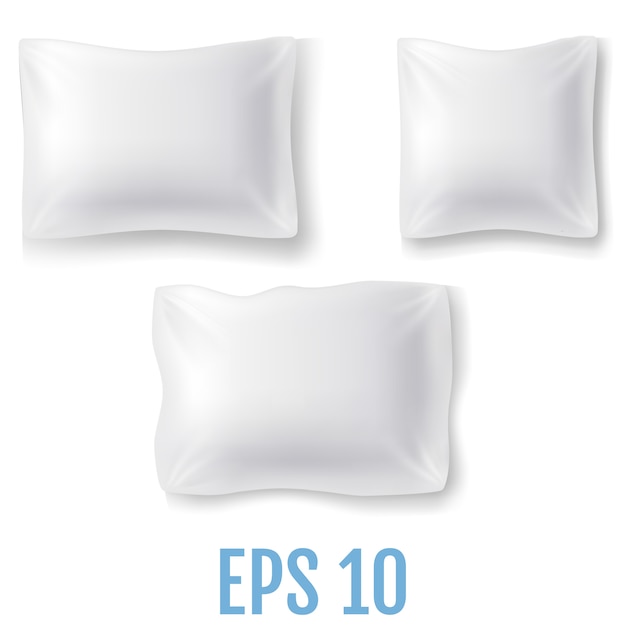 Set of a Realistic Pillows.