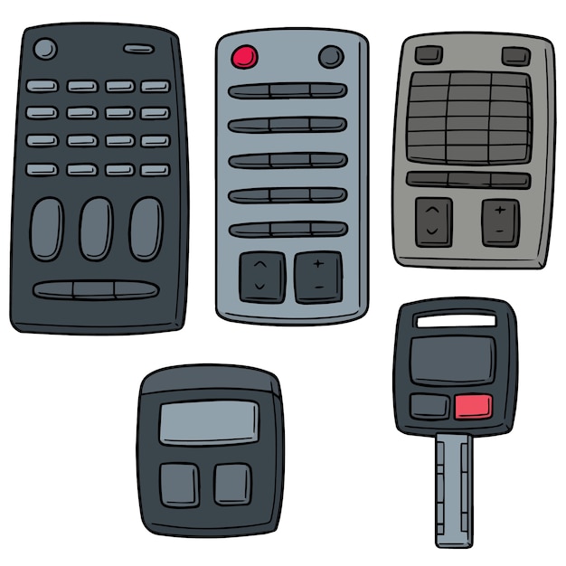 Set of remote control