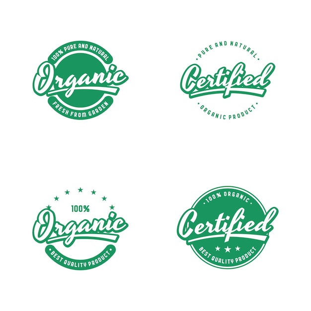 Set of retro vintage badges and labels vector design template