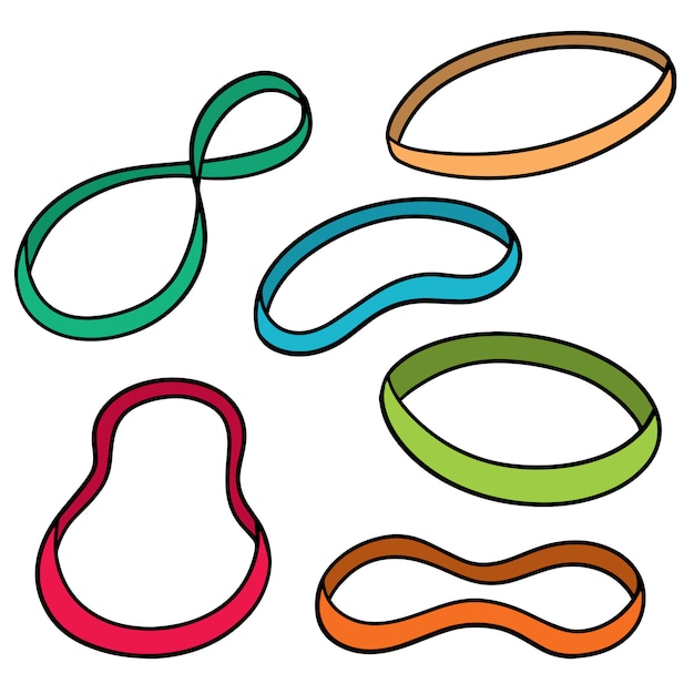 set of rubber band