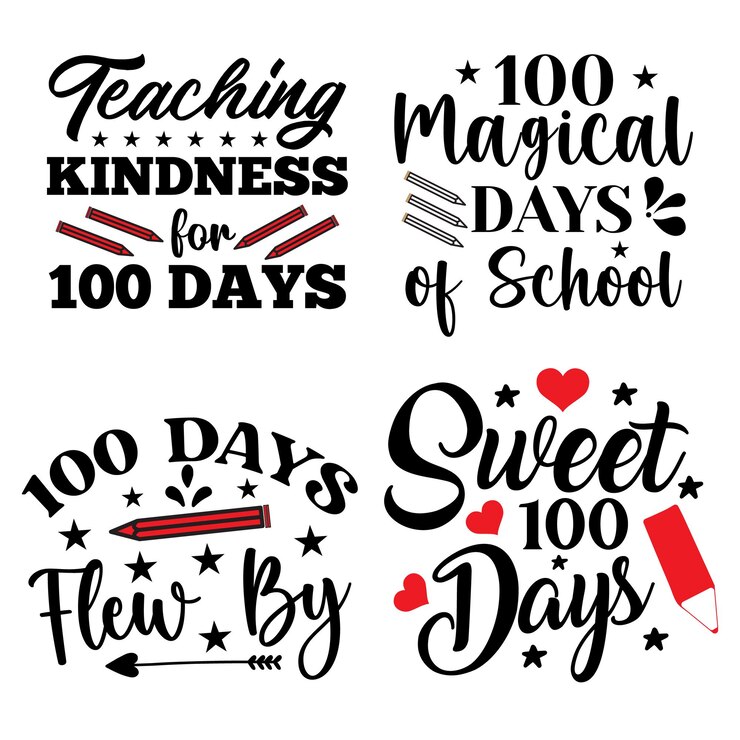 Vector a set of s100 days of of school svg t-shirt design bundle,100 days of of school t shirt bundle.