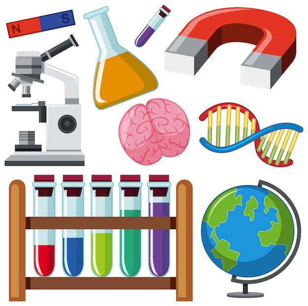 Set of Science learning tools