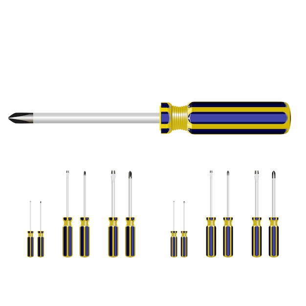 A set of screwdrivers