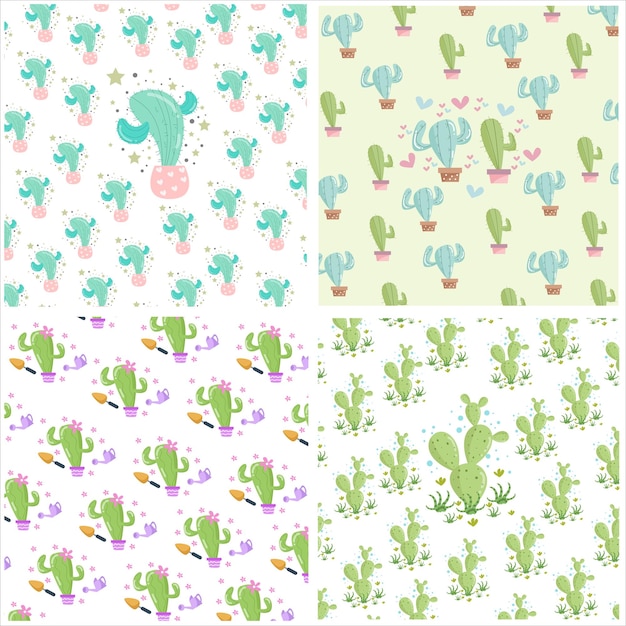 Set di pattern di cactus senza soluzione di continuità