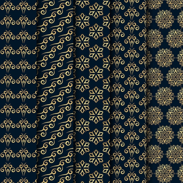 Set of Seamless ethnic  pattern