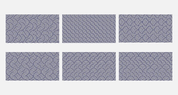 Set seamless pattern design