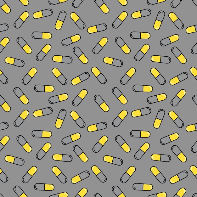 a set of seamless patterns of tablets pills pixels 1000x1000 vector graphics