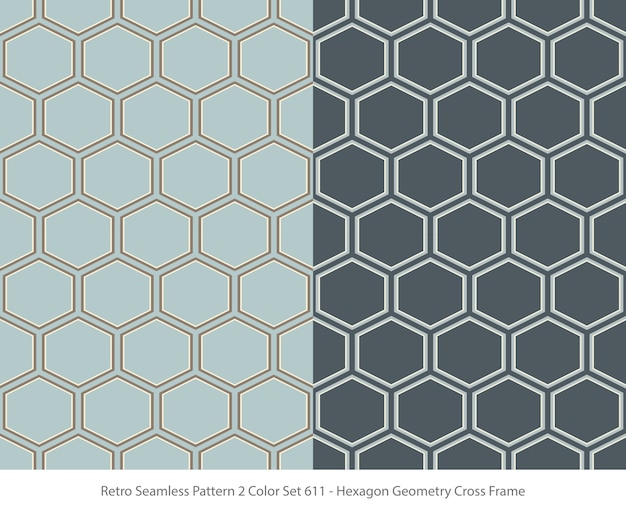 Insieme dei reticoli senza giunte con cornice di geometria esagonale