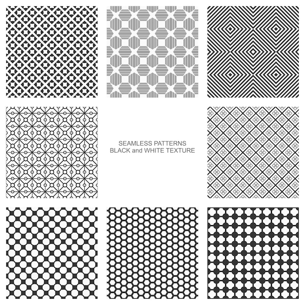 Set of seamless patterns