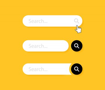 Premium Vector | Set Search bar. Web ui design element for web site or ...
