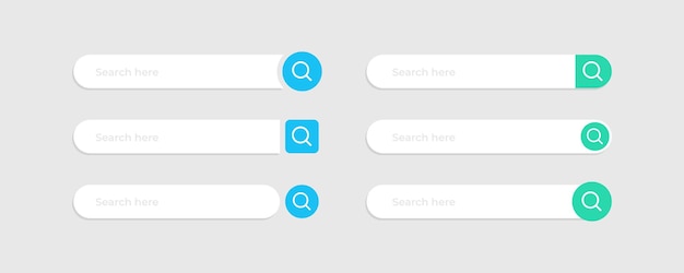 Set of search bar