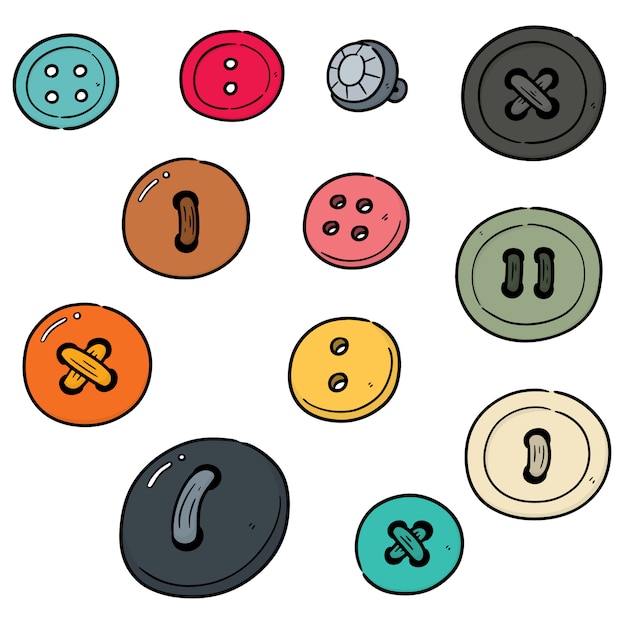 Set of sewing button