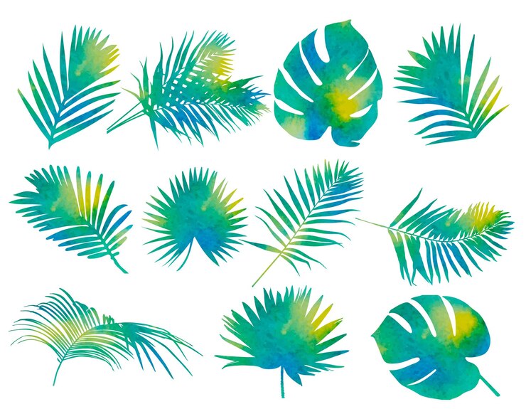 Vector set of silhouette fence, isolated, vector