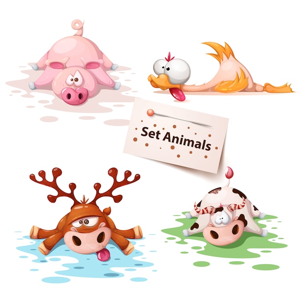 Set sleep animals