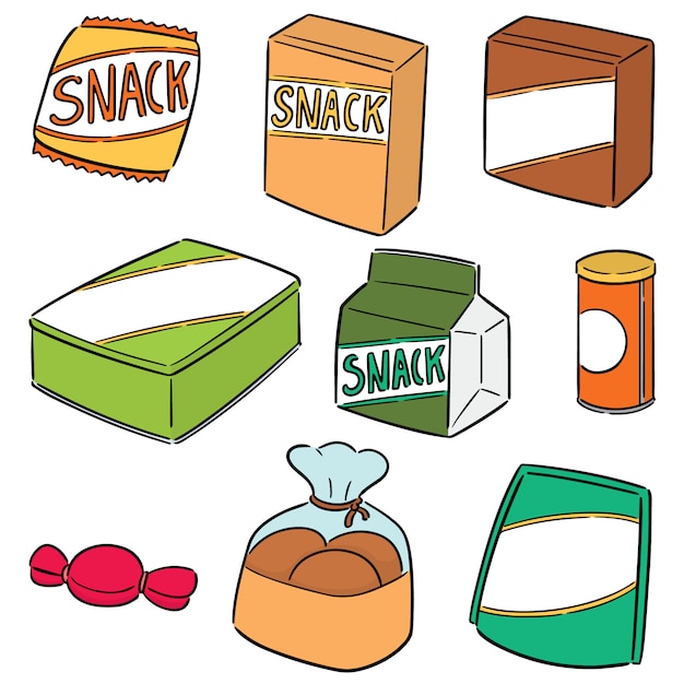 Set of snack