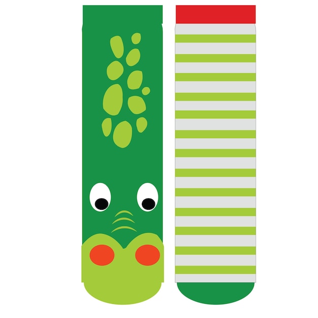 Set of socks pattern. illustrations isolate sock with colored pattern