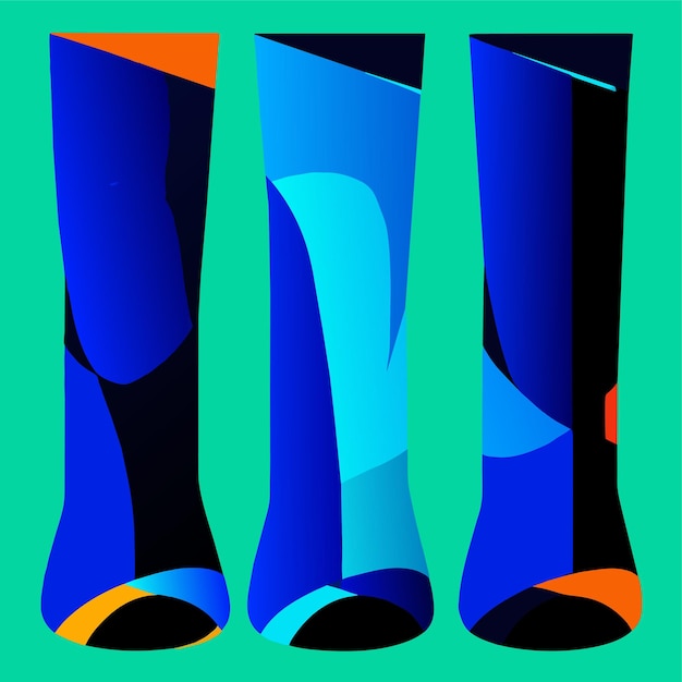 Vector set of socks vector illustration