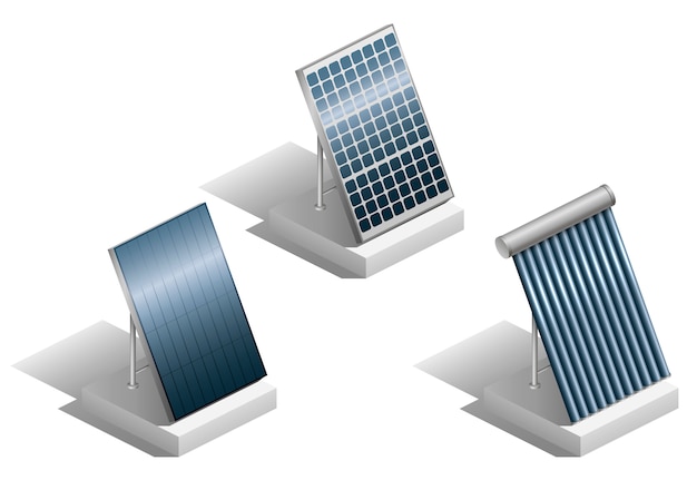 Set of solar panels