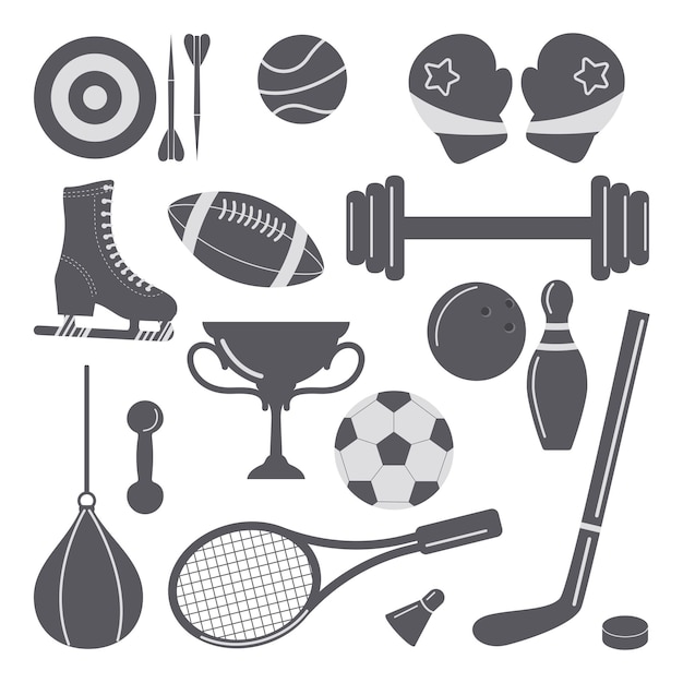 Vector set of sport icons