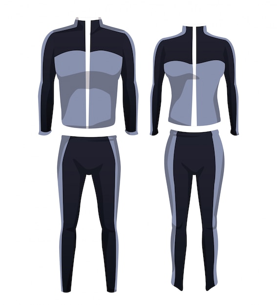 Set sportkleding voor heren en dames