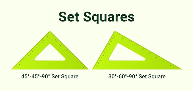 Vector set squares vector illustration