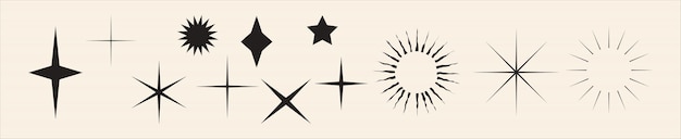 Set of star shapes