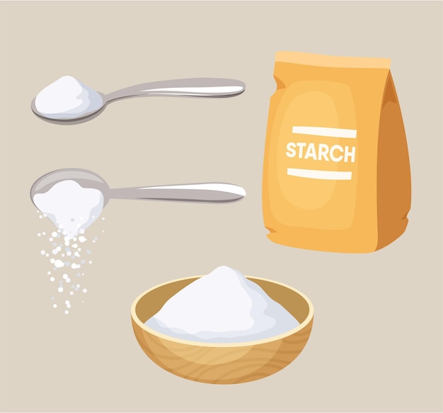 Vector set of starch