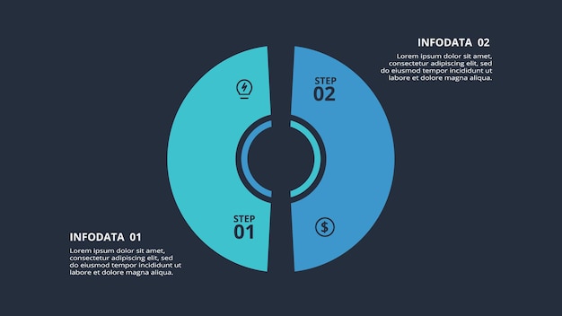 Set step with 4 5 6 elements infographic template for web business presentations vector illustration