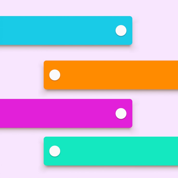 Vector set of stickers
