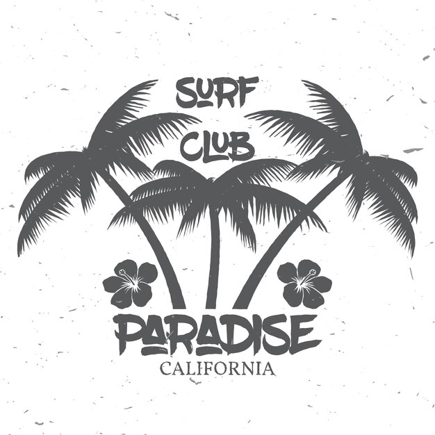 Set of Surf club concept