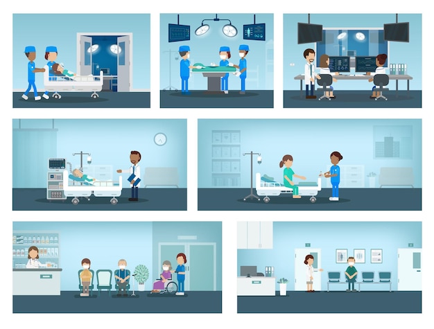 Set of surgery processes